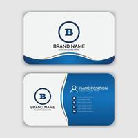 stylish business card template design vector