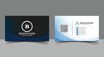 stylish business card template design vector