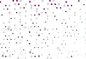 Light Purple vector template with circles.