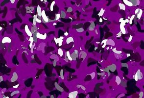 Light Purple vector texture with random forms.