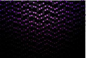 Dark Purple vector cover with spots.