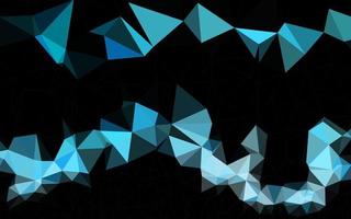 Light BLUE vector abstract polygonal cover.