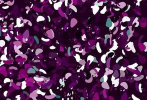 Light Purple vector backdrop with abstract shapes.