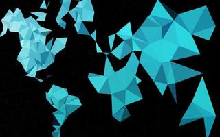 Light BLUE vector abstract polygonal layout.