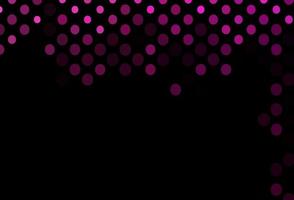 Dark Pink vector template with circles.