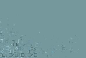 Light Blue, Green vector background with circles, rectangles.