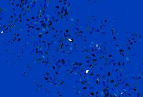 Light BLUE vector texture with random forms.