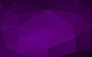 Dark Purple vector abstract polygonal layout.