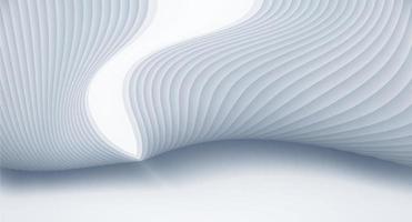 Silver gray wavy line texture texture background 3D rendering. photo