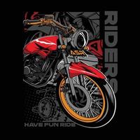 HAVE FUN RIDE vector