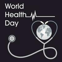 World Health Day vector illustration graphic sign