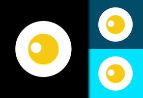 Creative Gradient Fresh Egg Logo design, Vector design concept