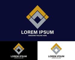 Luxury Geometric Logo. Premium Logo. vector