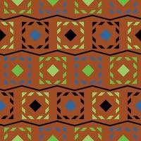 Square shape Pattern. Vector seamless vintage style Repeating geometric tiles from striped elements