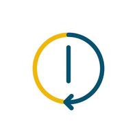 Minutes Count Simple Vector Icon