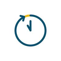 Minutes Count Simple Vector Icon