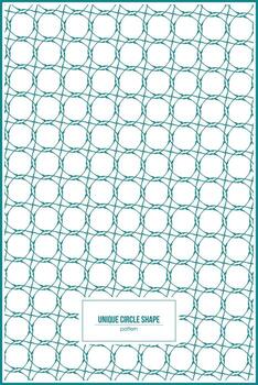 único circulo forma modelo para sencillo creativo antecedentes vector