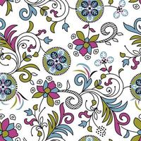 Stylish floral pattern for textile print of fabric vector