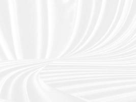 Clean woven beautiful soft fabric abstract smooth curve shape decorative fashion textile silver white background photo