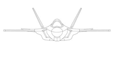 Illustration of Jet fighter pilot vector