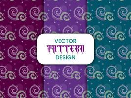 Pattern design vector, colorful floral pattern design vector