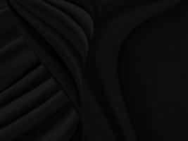 beauty shape abstract. textile soft fabric black smooth curve fashion matrix decorate charcoal background photo