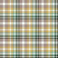 Tartan Pattern Fabric Vector Design the Resulting Blocks of Colour Repeat Vertically and Horizontally in a Distinctive Pattern of Squares and Lines Known as a Sett. Tartan Is Often Called Plaid