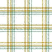 Plaid Pattern Design Textile Is Made With Alternating Bands of Coloured  Pre Dyed  Threads Woven as Both Warp and Weft at Right Angles to Each Other. vector
