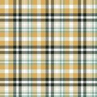 Plaid Pattern Fashion Design Texture Is Woven in a Simple Twill, Two Over Two Under the Warp, Advancing One Thread at Each Pass. vector