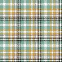 Plaid Pattern Fabric Design Texture Is Woven in a Simple Twill, Two Over Two Under the Warp, Advancing One Thread at Each Pass. vector