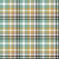 Plaid Pattern Fabric Design Texture Is Woven in a Simple Twill, Two Over Two Under the Warp, Advancing One Thread at Each Pass. vector