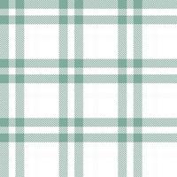 Plaid Pattern Fabric Design Background Is Woven in a Simple Twill, Two Over Two Under the Warp, Advancing One Thread at Each Pass. vector