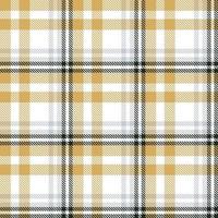 Plaid Pattern Fabric Design Background the Resulting Blocks of Colour Repeat Vertically and Horizontally in a Distinctive Pattern of Squares and Lines Known as a Sett. Tartan Is Often Called Plaid vector