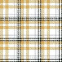 Plaid Pattern Fabric Design Background the Resulting Blocks of Colour Repeat Vertically and Horizontally in a Distinctive Pattern of Squares and Lines Known as a Sett. Tartan Is Often Called Plaid vector