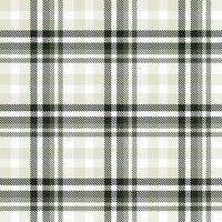 Tartan Plaid Pattern Seamless Textile Is Made With Alternating Bands of Coloured  Pre Dyed  Threads Woven as Both Warp and Weft at Right Angles to Each Other. vector