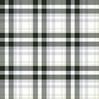 Tartan Plaid Pattern Seamless Textile Is Woven in a Simple Twill, Two Over Two Under the Warp, Advancing One Thread at Each Pass. vector