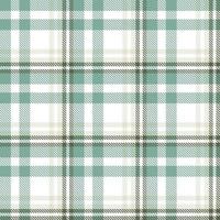 Tartan Plaid Pattern Design Texture Is Made With Alternating Bands of Coloured  Pre Dyed  Threads Woven as Both Warp and Weft at Right Angles to Each Other. vector