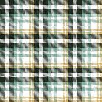 Tartan Plaid Pattern Fashion Design Texture Is Woven in a Simple Twill, Two Over Two Under the Warp, Advancing One Thread at Each Pass. vector