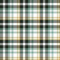 Tartan Plaid Pattern Fashion Design Texture Is Woven in a Simple Twill, Two Over Two Under the Warp, Advancing One Thread at Each Pass. vector