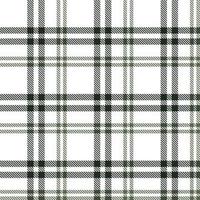Tartan Plaid Pattern Fabric Design Background Is Woven in a Simple Twill, Two Over Two Under the Warp, Advancing One Thread at Each Pass. vector