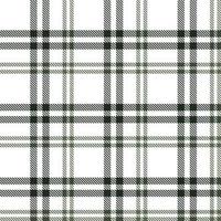 Tartan Plaid Pattern Fabric Design Background Is Woven in a Simple Twill, Two Over Two Under the Warp, Advancing One Thread at Each Pass. vector