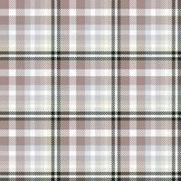 patrón de tartán textura de diseño los bloques de color resultantes se repiten vertical y horizontalmente en un patrón distintivo de cuadrados y líneas conocido como conjunto. el tartán a menudo se llama plaid vector
