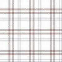 Tartan Pattern Fashion Design Texture Is Woven in a Simple Twill, Two Over Two Under the Warp, Advancing One Thread at Each Pass. vector