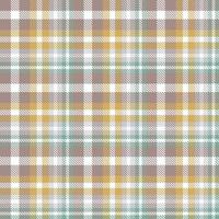Tartan Pattern Design Textile Is a Patterned Cloth Consisting of Criss Crossed, Horizontal and Vertical Bands in Multiple Colours. Tartans Are Regarded as a Cultural Icon of Scotland. vector
