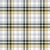 Tartan Pattern Fabric Design Texture Is Woven in a Simple Twill, Two Over Two Under the Warp, Advancing One Thread at Each Pass. vector