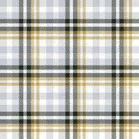 Tartan Pattern Fabric Design Texture Is Woven in a Simple Twill, Two Over Two Under the Warp, Advancing One Thread at Each Pass. vector