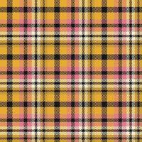 Tartan Pattern Fabric Design Texture Is a Patterned Cloth Consisting of Criss Crossed, Horizontal and Vertical Bands in Multiple Colours. Tartans Are Regarded as a Cultural Icon of Scotland. vector