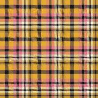 Tartan Pattern Fabric Design Texture Is a Patterned Cloth Consisting of Criss Crossed, Horizontal and Vertical Bands in Multiple Colours. Tartans Are Regarded as a Cultural Icon of Scotland. vector