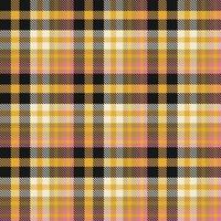 Tartan Pattern Fabric Design Background Is Woven in a Simple Twill, Two Over Two Under the Warp, Advancing One Thread at Each Pass. vector