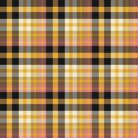 Tartan Pattern Fabric Design Background Is Woven in a Simple Twill, Two Over Two Under the Warp, Advancing One Thread at Each Pass. vector